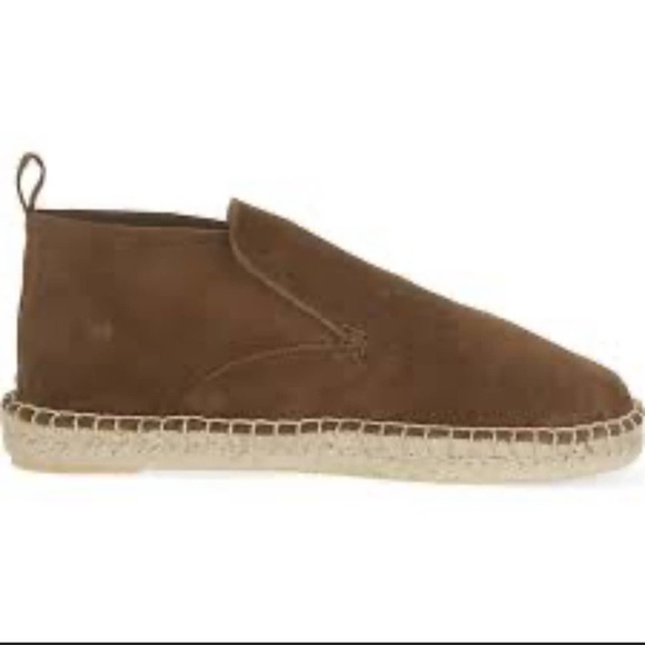 Vince Ronan Suede Leather Slip On Espadrille Loafer - Picture 13 of 15